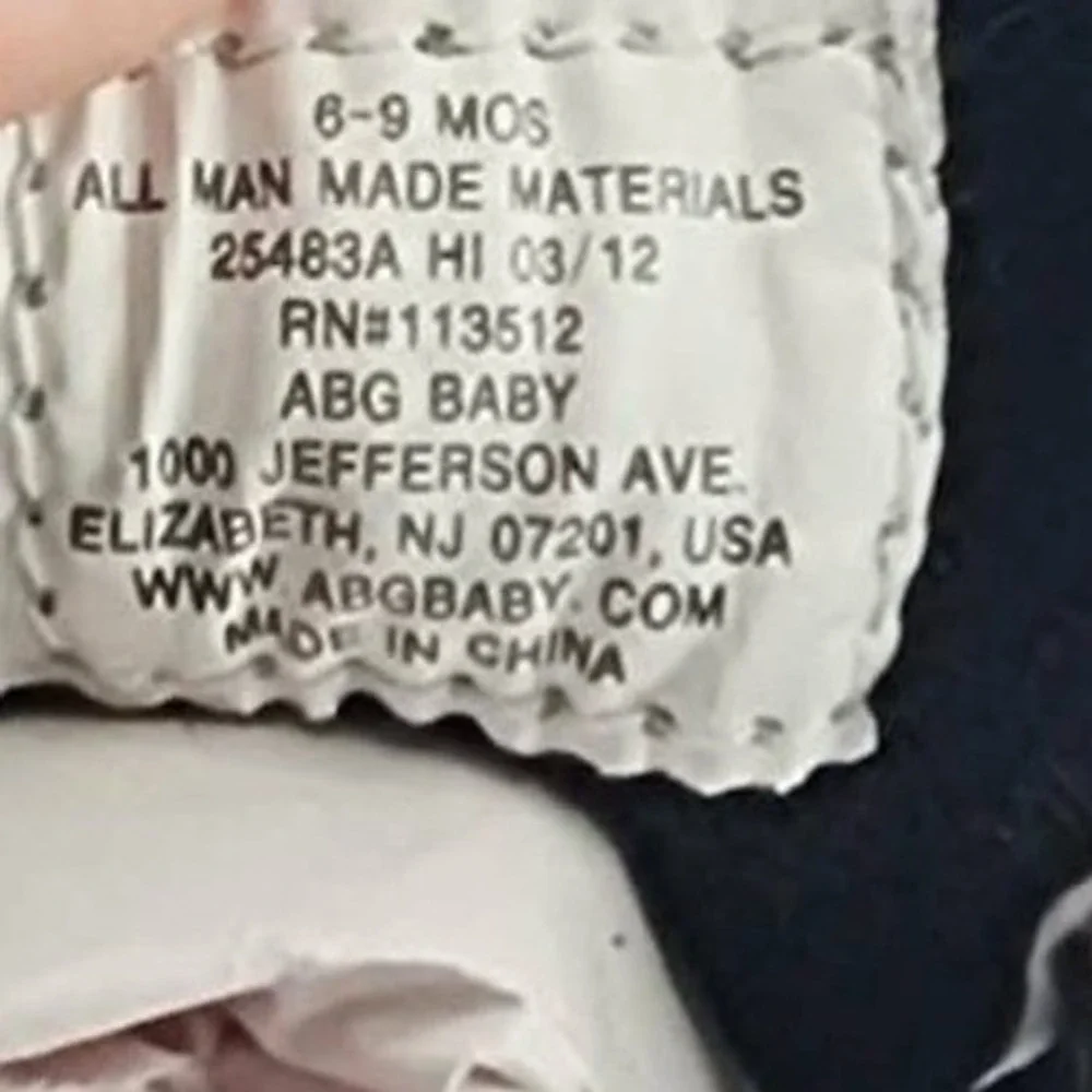ABG Baby Infant Sneakers Black Gray Red Soft Sole Crib Shoes 6-9 Months‎